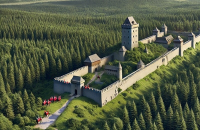 Aufstieg mit dem Mönch nach Gradišče, Rückkehr ins Tal bei Laternenlicht, Open-Air-Film und Sternschnuppenbeobachtung.